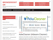 Tablet Screenshot of browserdoktor.de